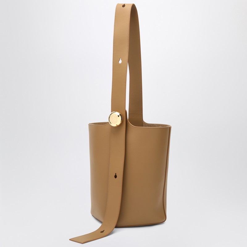 Brown Pebble Bucket medium bag - Loewe - Modalova