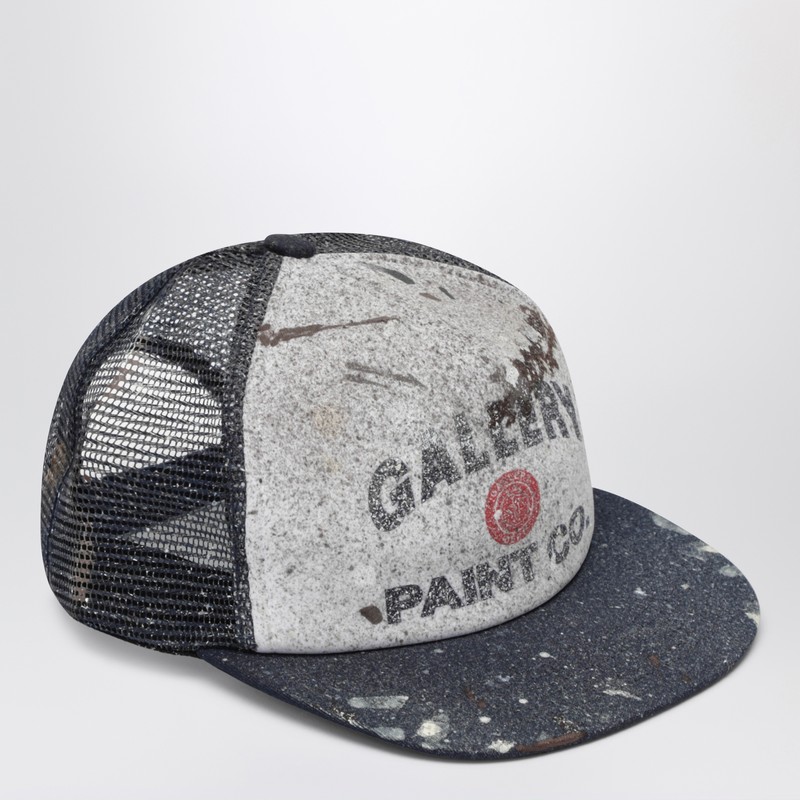 Gallery Dept. Alex Textured-effect Baseball Cap In Blue