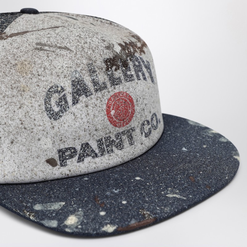 Gallery Dept. Alex Textured-effect Baseball Cap In Blue