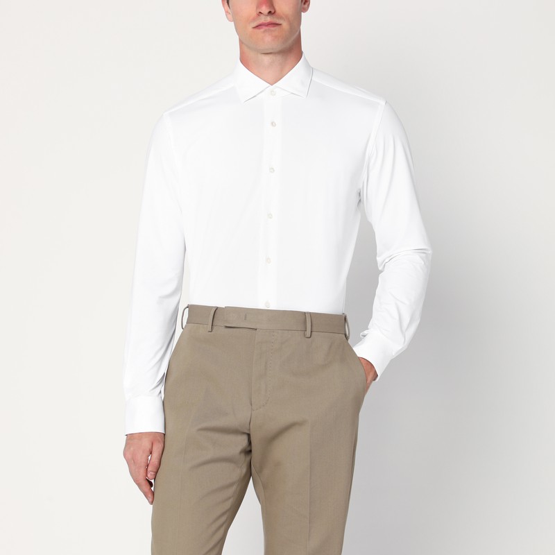 White Active twill shirt