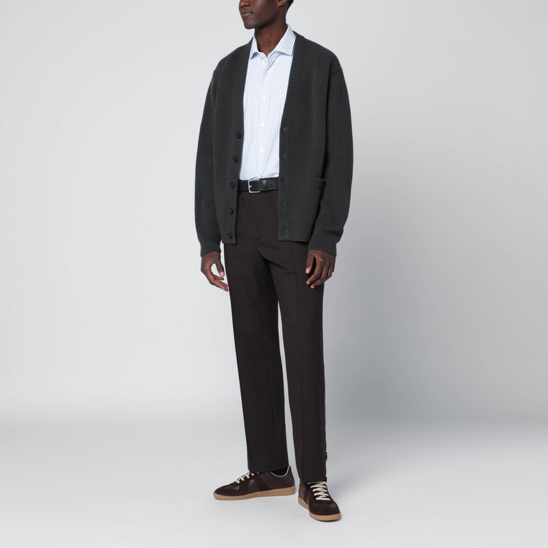 Xacus White Striped Active Shirt Tailor Fit In Blue