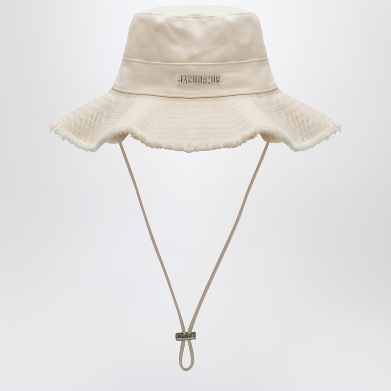Le Bob Artichaut white cotton hat