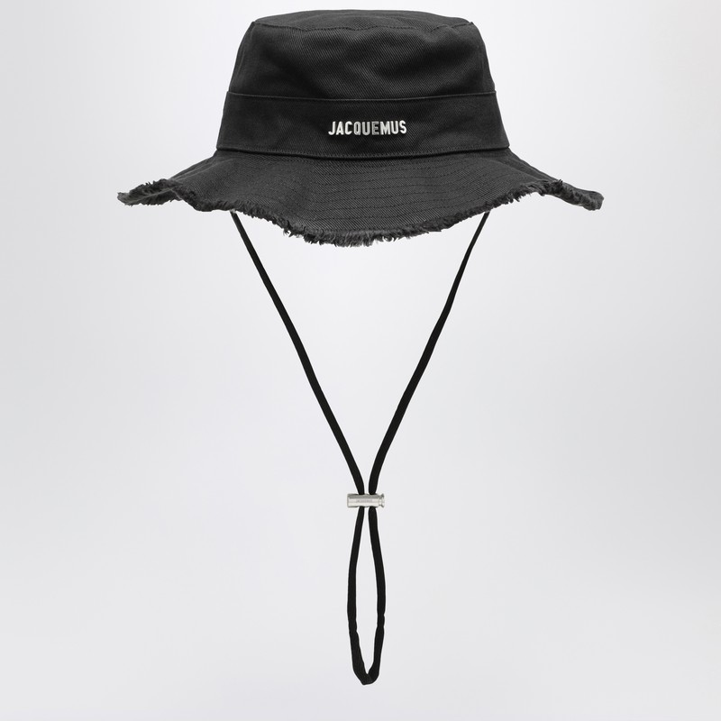 Le Bob Artichaut black cotton hat
