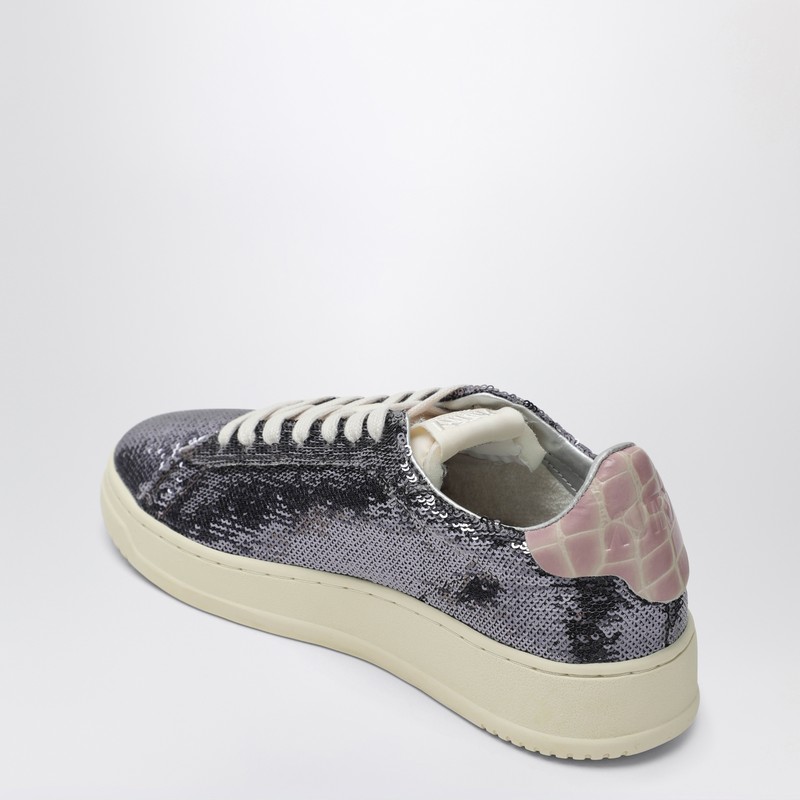 Autry "dallas Low Sparkling" Sneaker In Multi