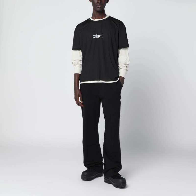 Gallery Dept. Black Active Fitness T-shirt In Black