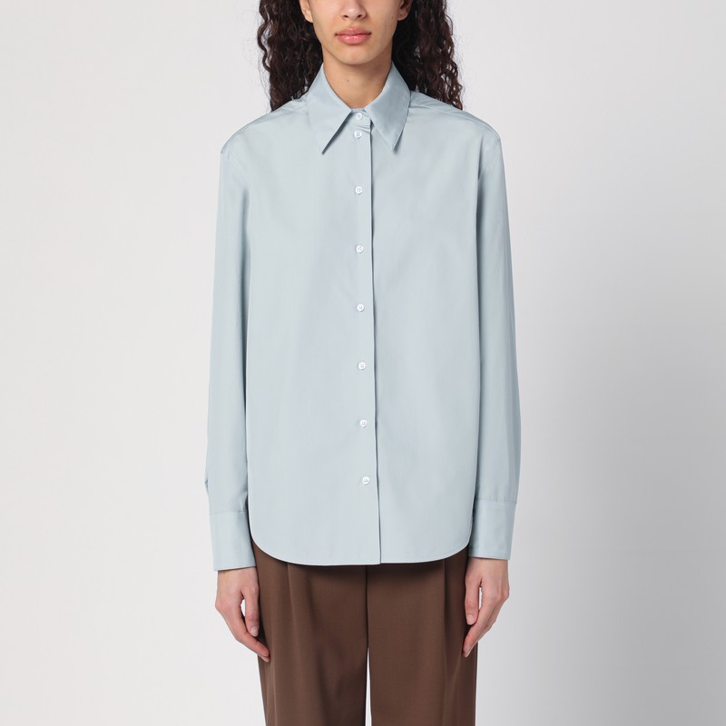 Gray fog shirt in cotton - Loulou Studio - Modalova