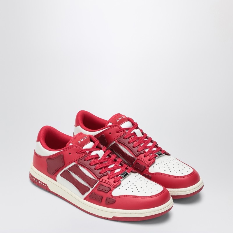 Amiri Low Top Sneakers Contrast Panels In Red