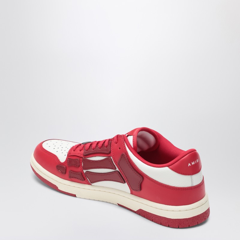 Amiri Low Top Sneakers Contrast Panels In Red