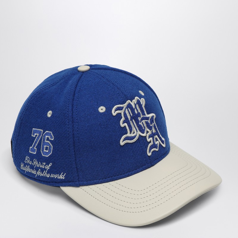 キャップ Amiri Ma Spirit Blue Baseball Cap AMIRI Ma Spirit logo-embroidered Cap | Blue | FARFETCH