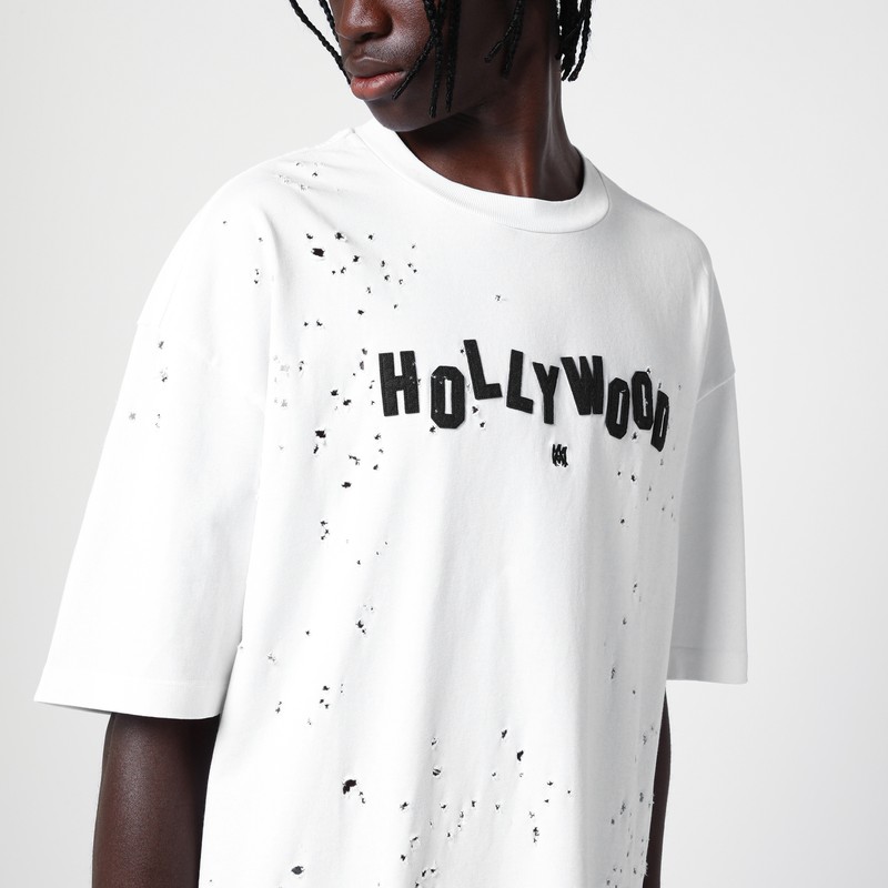 AMIRI Oversize Hollywood Shotgun t-shirt white - T-Shirts