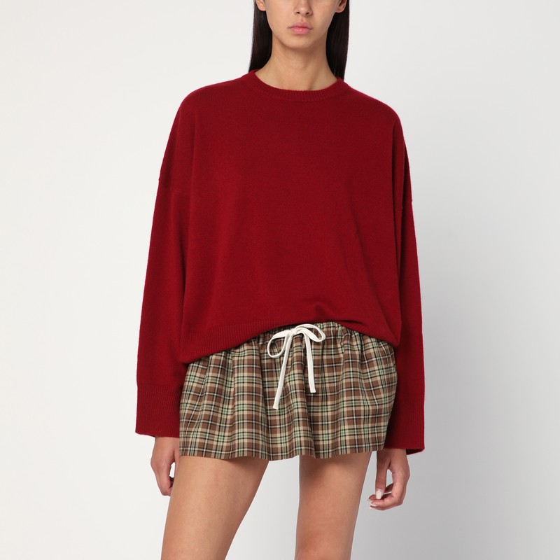 Burgundy cashmere sweater