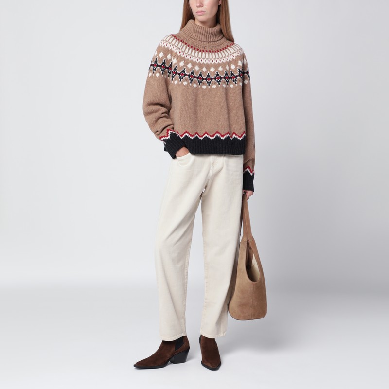 Isabel Marant Casual Cotton Blend Trousers Five Pockets In Multi