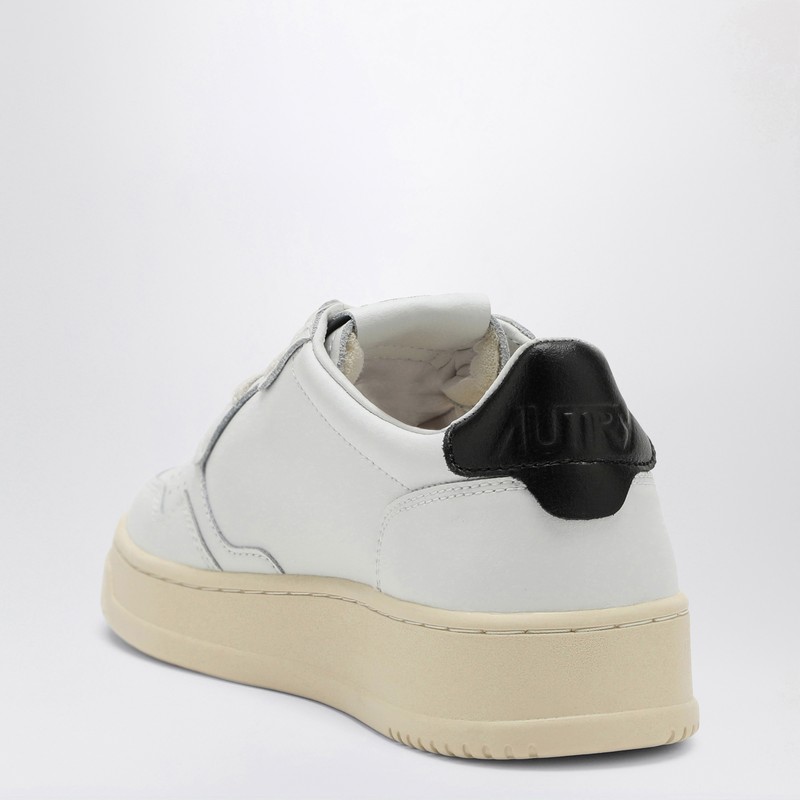 Autry Medalist White/black Trainer In White