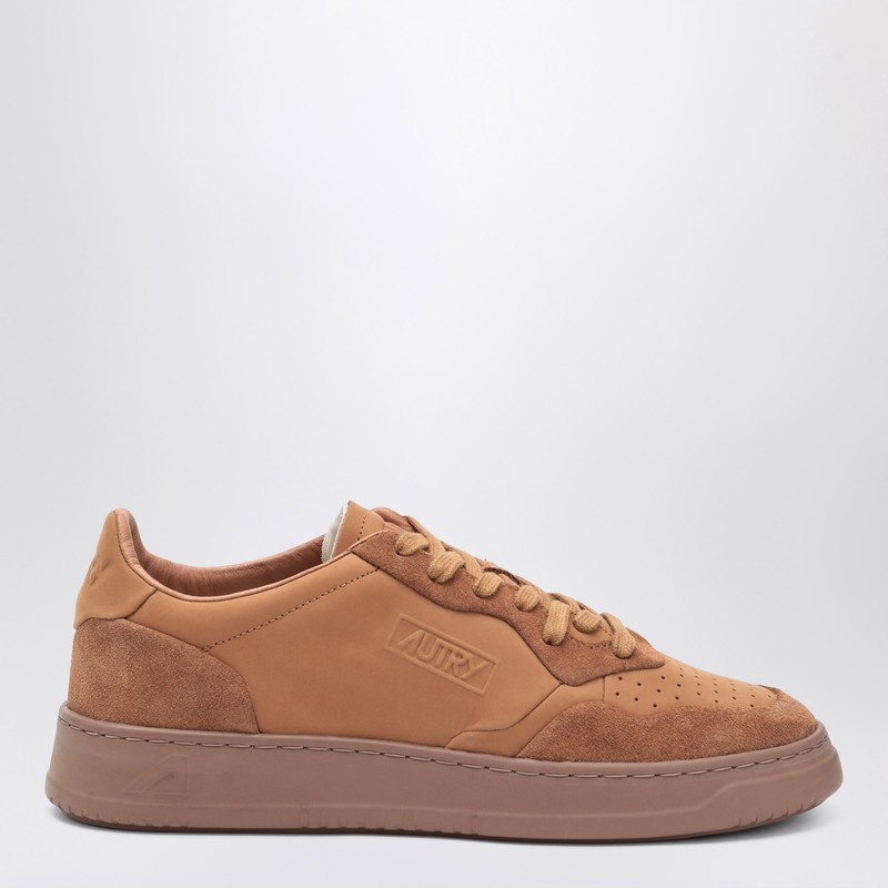 Autry Men's Medalist Sneakers In Nappa And Suede In Brown
