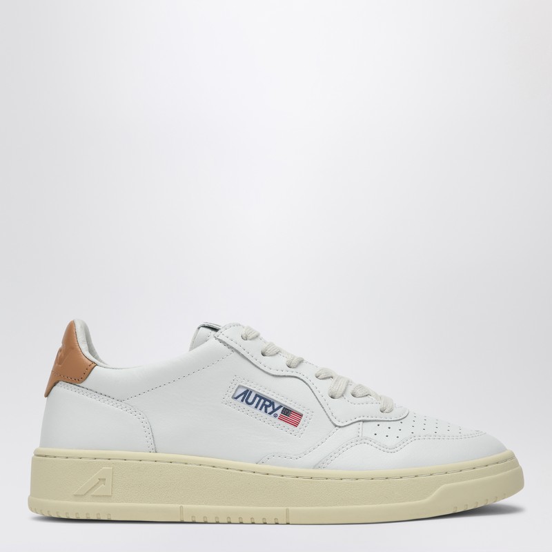 Medalist sneakers in white/sand leather