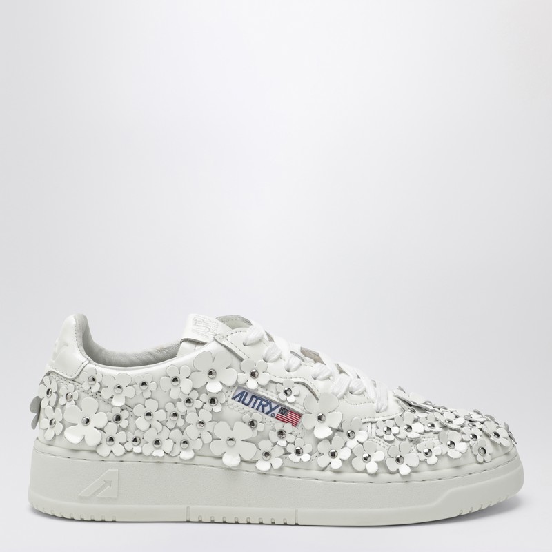 Autry "medalist Low Blooming" Sneaker In White