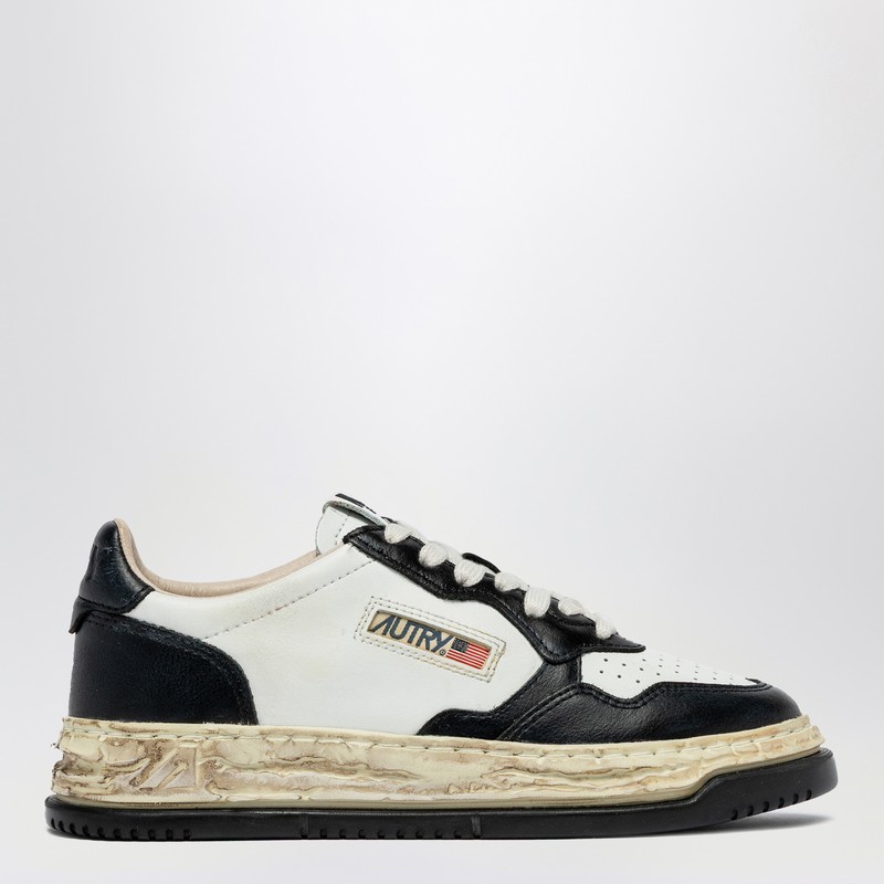 Autry X Mihara Yasuhiro White/black Sup Vint Sneaker In Multi