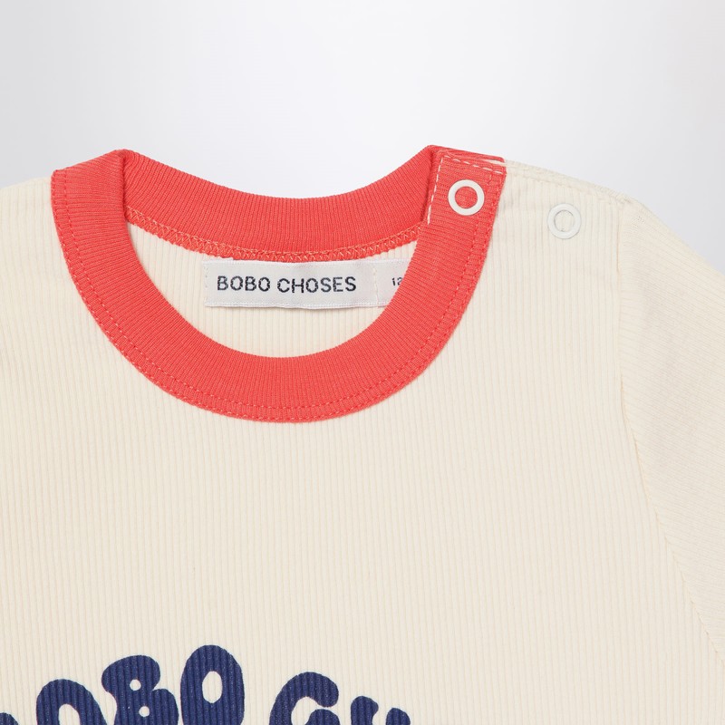 Bobo Choses Wavy  T-shirt In Pink