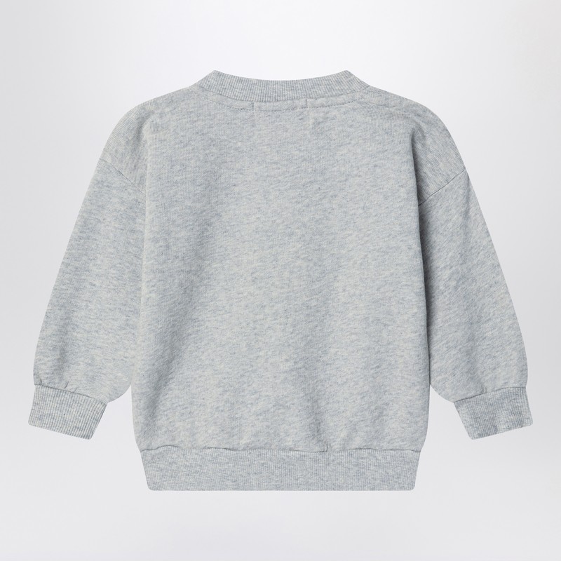 Bobo Choses Happy Dog Gray Sweatshirt In Grey