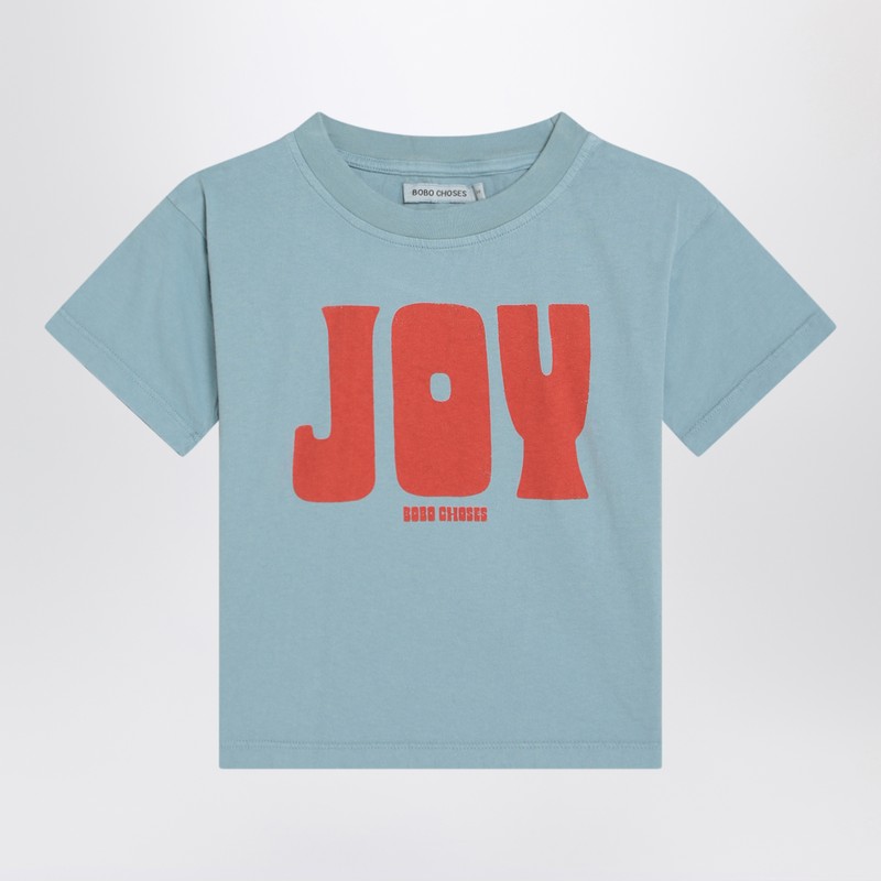 Bobo Choses Joy-print T-shirt In Grey