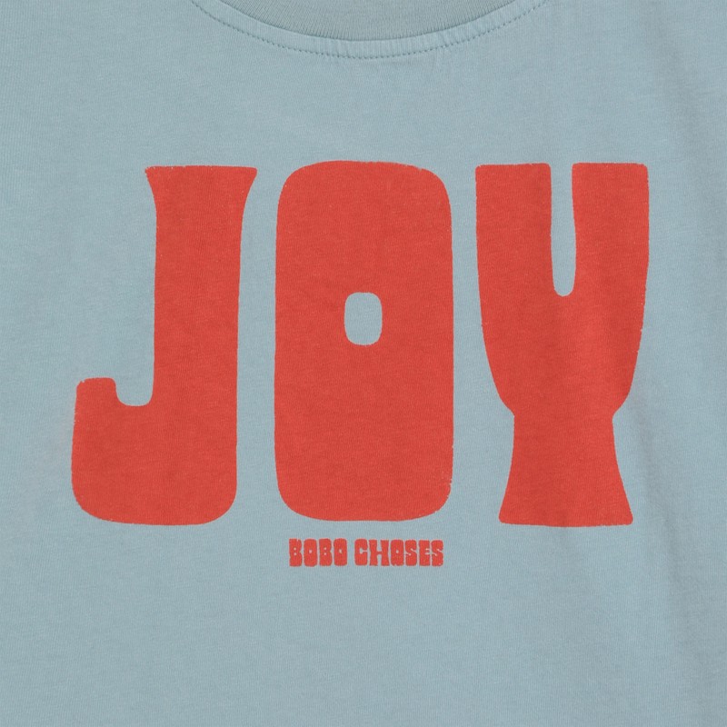 Bobo Choses Joy-print T-shirt In Grey