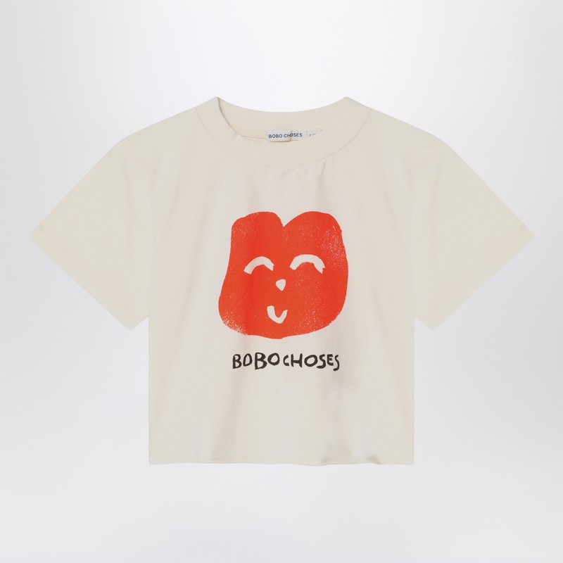 Bobo Choses Logo-print T-shirt In White