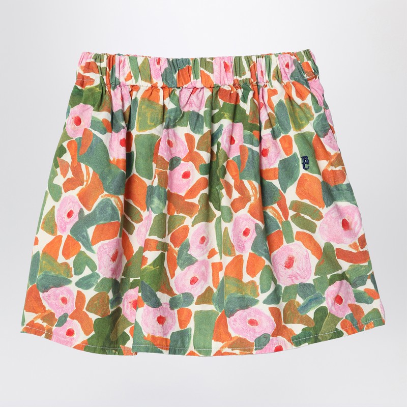 Bobo Choses Multicolored Floral Patterned Skirt In Multicolor