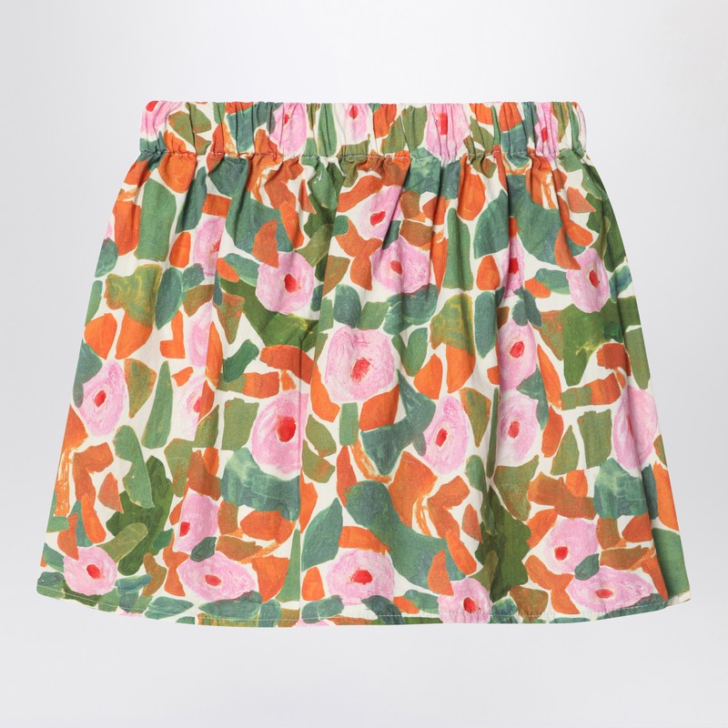 Bobo Choses Multicolored Floral Patterned Skirt In Multicolor