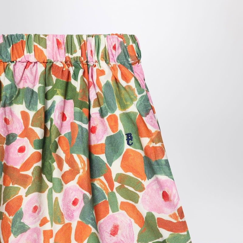Bobo Choses Multicolored Floral Patterned Skirt In Multicolor