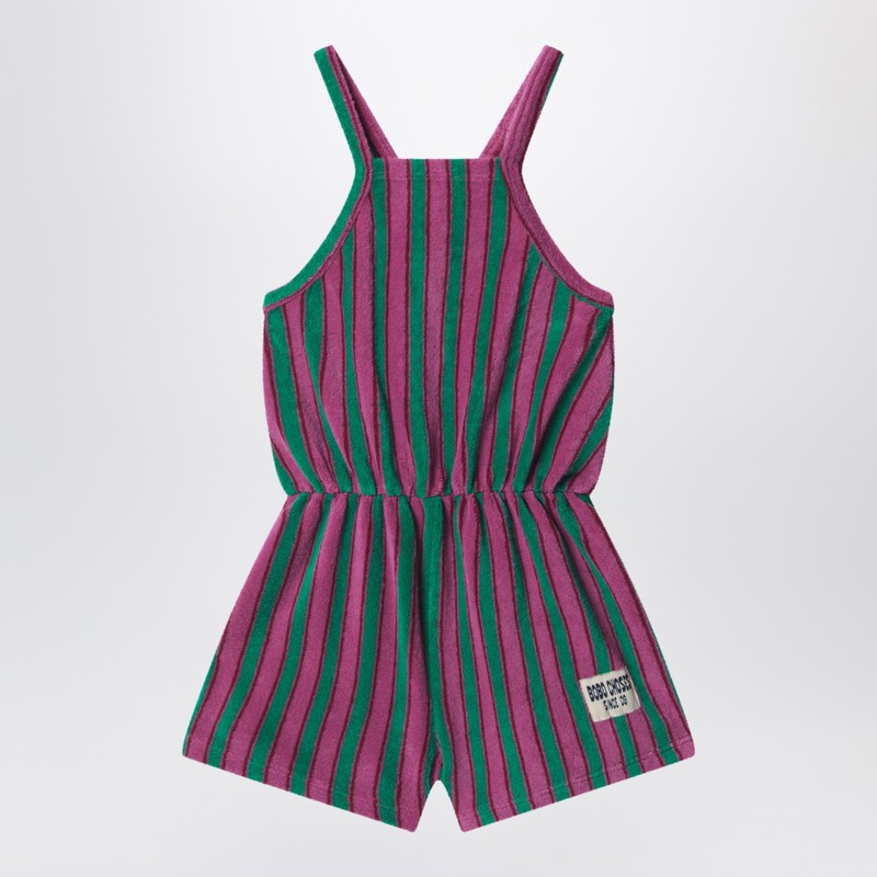 Bobo Choses striped terry jumpsuit