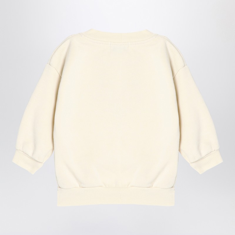 Bobo Choses Faraway Castle Ivory Sweatshirt In White