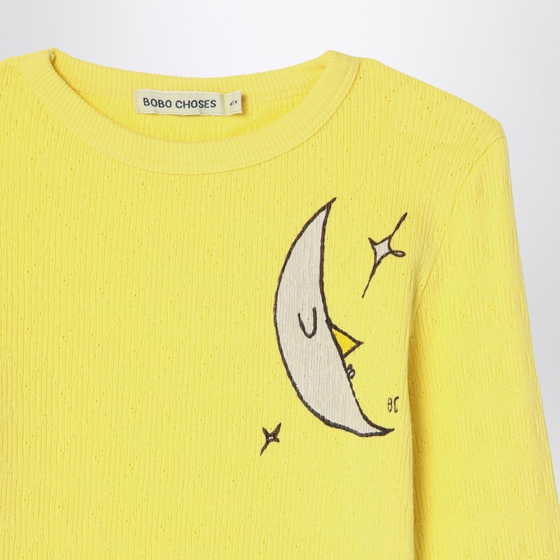Bobo Choses Graphic-print Jumper In Yellow
