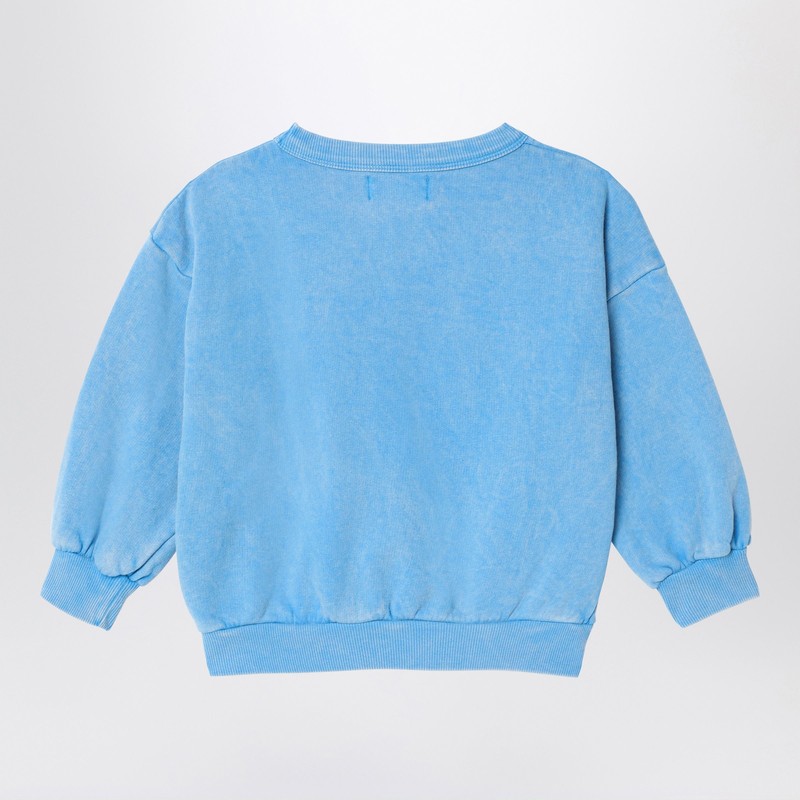 Bobo Choses Blue Beneath The Moon Sweatshirt In Light Blue