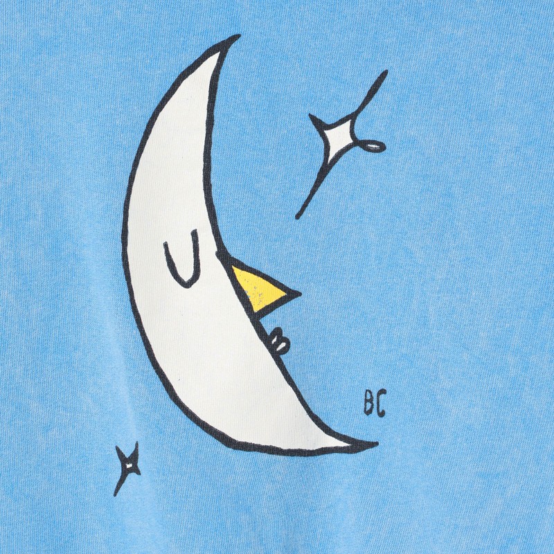 Bobo Choses Blue Beneath The Moon Sweatshirt In Light Blue