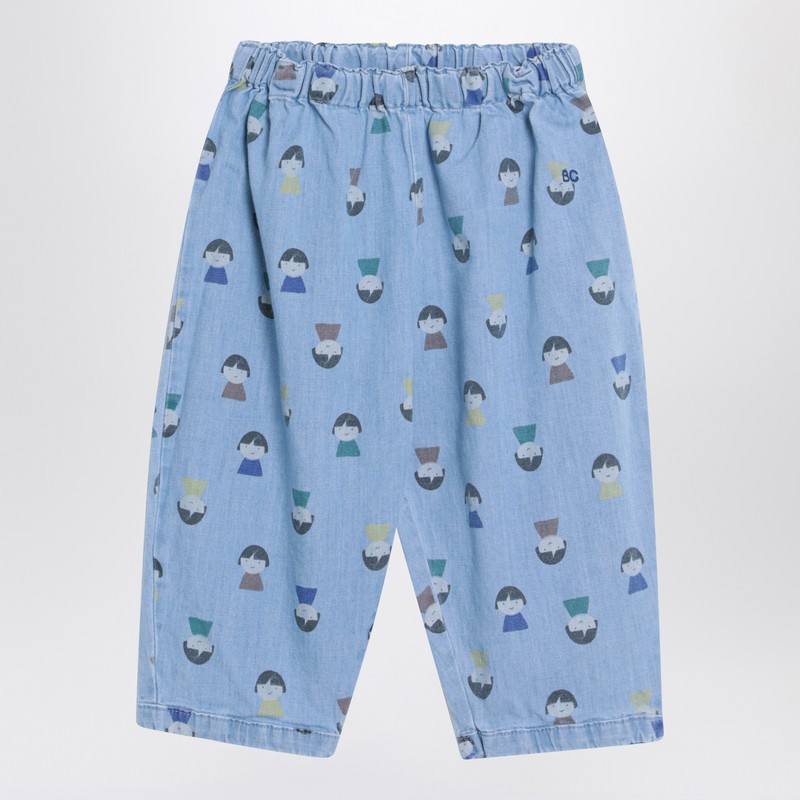 Light blue denim trousers