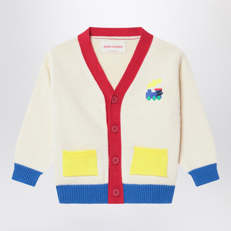 Color-block Bobo Choo Choo cardigan