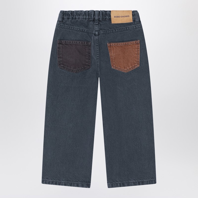 Bobo Choses Color-block Design Jeans In Multi