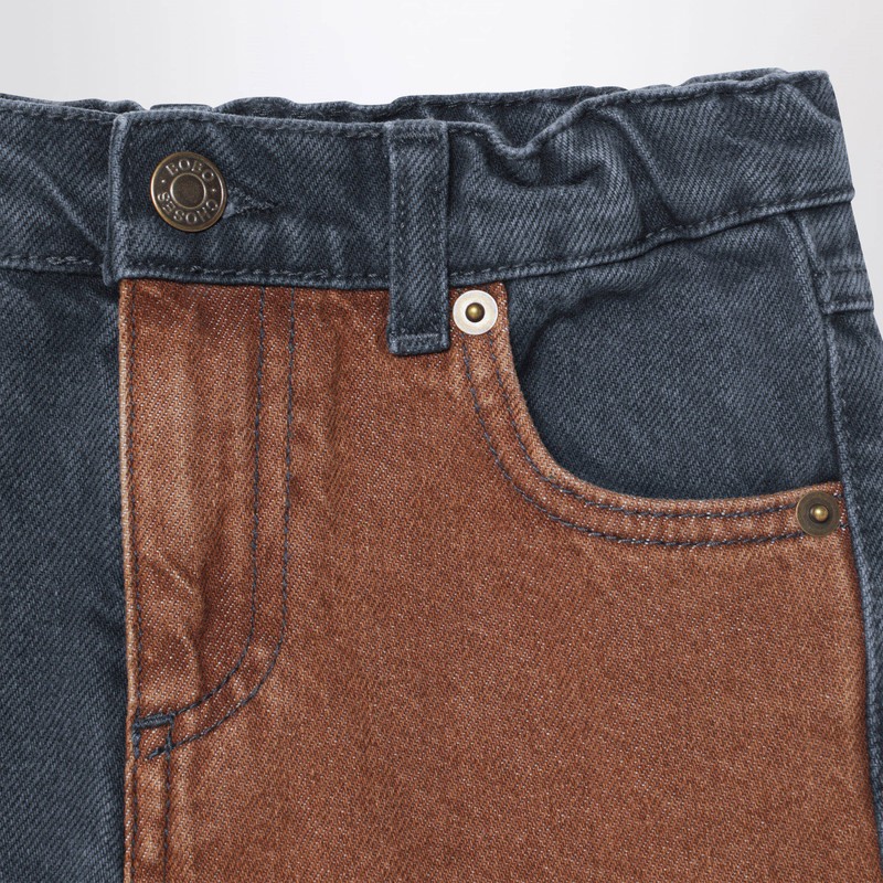 Bobo Choses Color-block Design Jeans In Multi