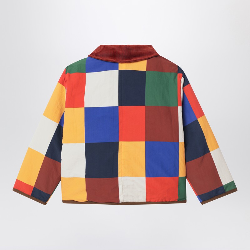 Bobo Choses Bordeaux Reversible Padded Jacket In Multi