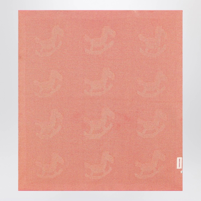 Bobo Choses Red Cotton Two-piece Rocking Horse Set In Pink