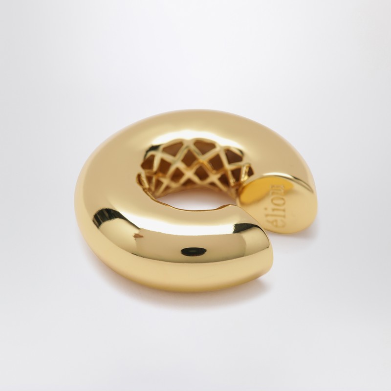 Eliou Varsity Gold Ear Cuff In Gold