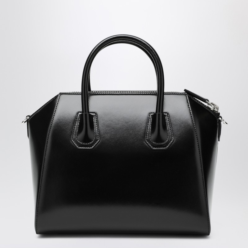 Givenchy Leather Handbag With Logo On The Front In Black