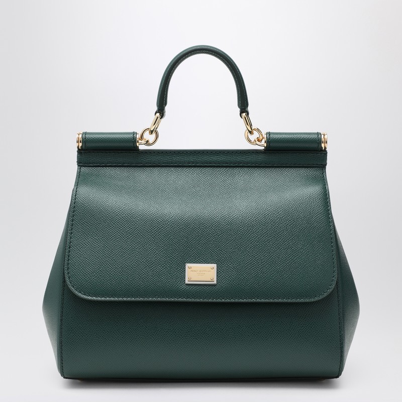 Large dark green Sicily Hand Bag - Dolce&Gabbana - Modalova