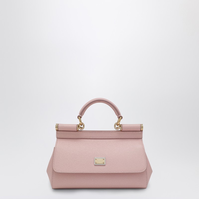 Small Sicily top-handle bag in pink