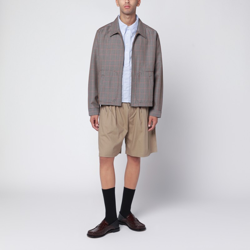 Brain Dead Zip Jacket Brooks Brothers X In Brown