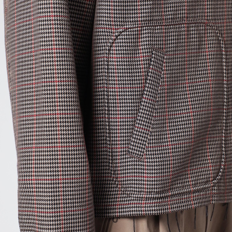 Brain Dead Zip Jacket Brooks Brothers X In Brown