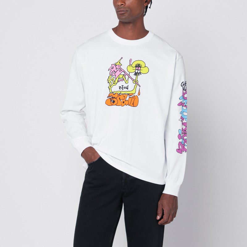Brain Dead Packing Up Long-sleeved T-shirt In White