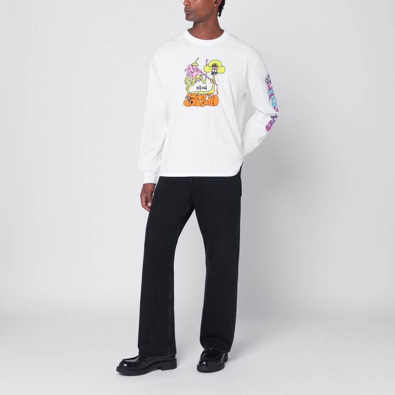 Brain Dead Packing Up Long-sleeved T-shirt In White