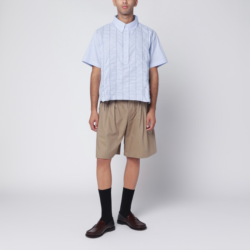 Brain Dead Desert Bermuda Shorts Brooks Brothers X  In Brown