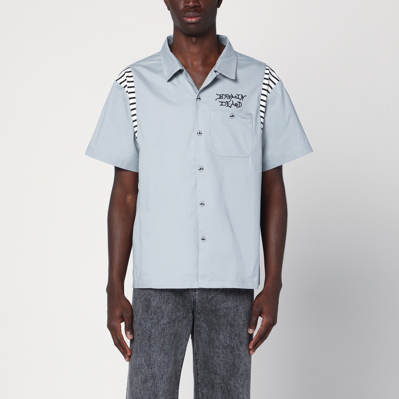 Grey/blue cotton shirt - Brain Dead - Modalova